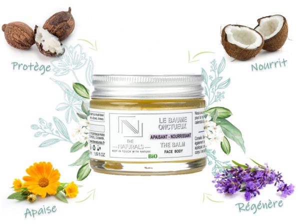 baume, bio, naturel, soin apaisant, lavande, onctueux, régénérant